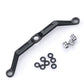 RCLIONS Aluminum Steering Link for 1/18th TRX4M RC Crawler Car Upgrades (Black)
