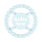 Bella Tunno Happy Teether For Boys - Soft & Easy Grip Baby Boy Teether Toy, Silicone Teether Ring To Help Soothe Gums, Non-Toxic And Bpa Free, Baby Bro