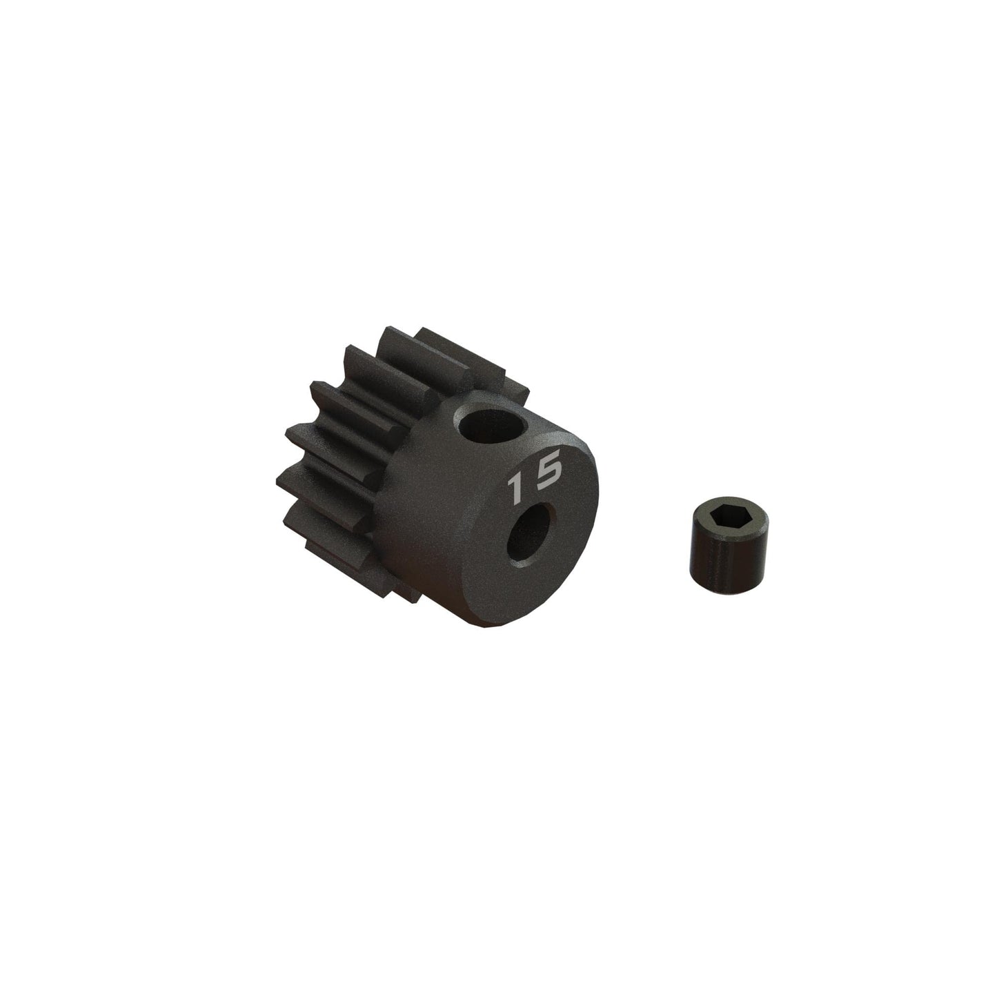 ARRMA 15T 0.8Mod 1/8'' Bore CNC Steel Pinion Gear, ARA311077