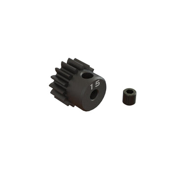 ARRMA 15T 0.8Mod 1/8'' Bore CNC Steel Pinion Gear, ARA311077
