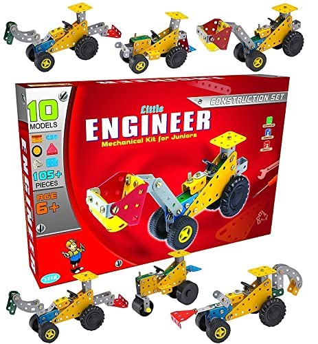 Exegi Enterprise Kids Mechanical Little Construction Set Blocks and Models Construction Set Educational Mechanical Kit