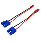 2pairs JST to EC3 Male Female Lipo Battery Connectors Adapter with 10cm 20awg Wire for RC FPV Racing Drone Multicopter Quadcopte