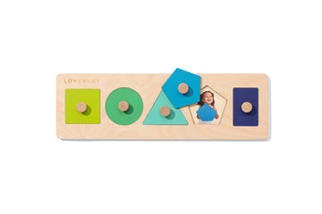 Lovevery | Friends Of All Shapes Puzzle | Montessori Toddler Toy, Ages 16 Months+