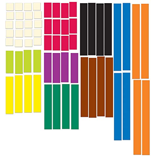 Learning Resources Magnetic Cuisenaire Rods, Early Match Concepts, School Supplies, Multicolor, 64 Pieces, Ages 5+