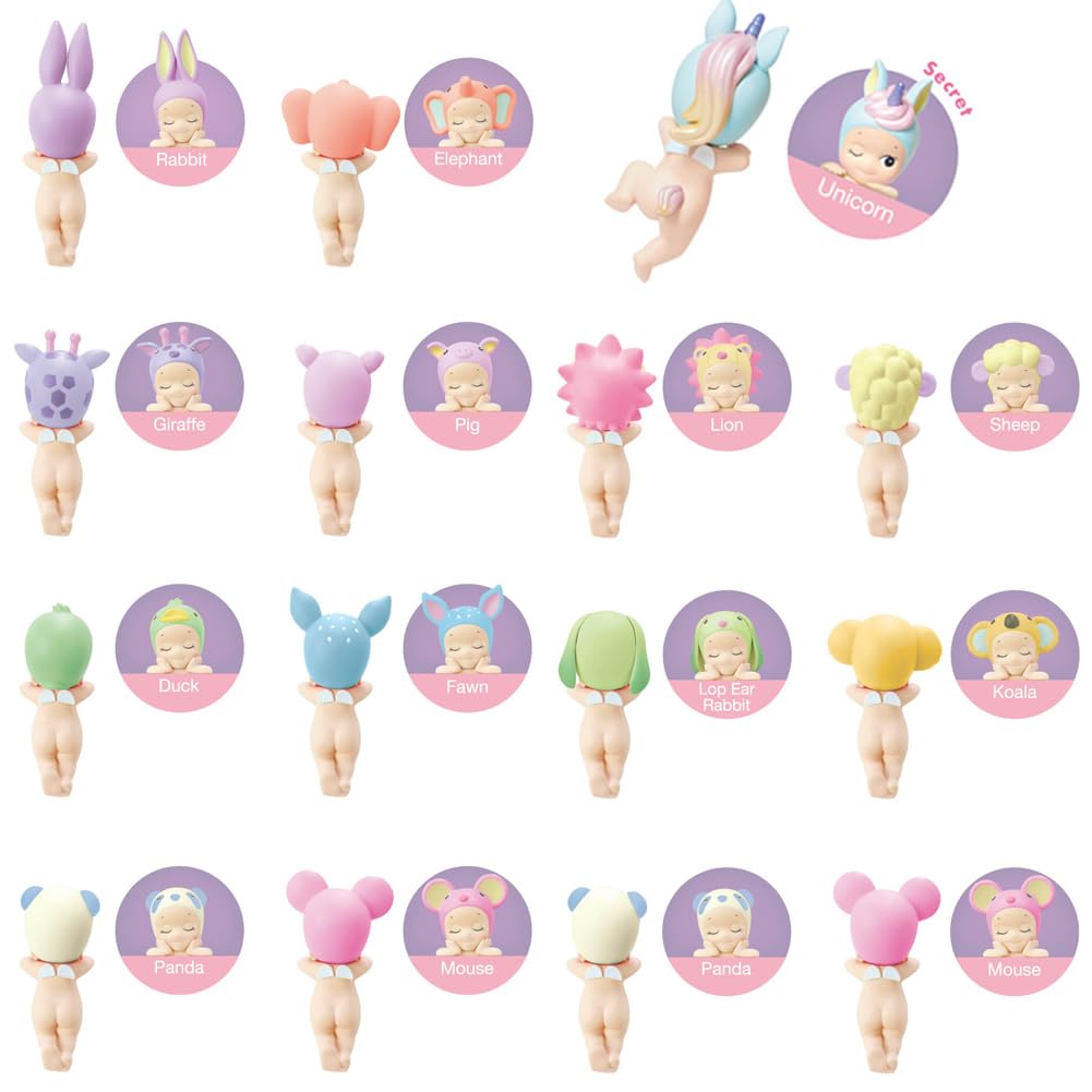 Sonny Angel Hippers Dreaming Series Mini Figure 2022, Multicolor, PVC, Model SAS65821