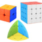 Jo Baby Cube Combo Set of 2X2, 4X4, Mastermorphix High Speed Stickerless Magic Cube Puzzle (CUBE-24PY)