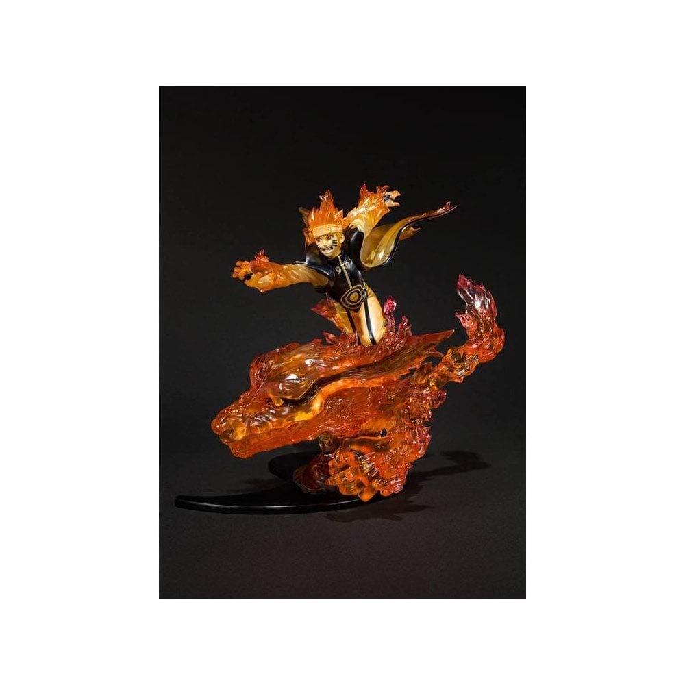 TAMASHII NATIONS Figuartszero Naruto Uzumaki Kurama Statue - Standard Size, Plastic Material, Model BAS55026