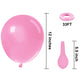 Kbzvnaf Pink Balloons Latex Party Balloons - 50 Pack 12 Inch Helium Matte Pink Balloons For Birthday Wedding Baby Shower Gender