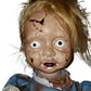 Morris Costumes Creepy Crying Doll Baby Ugly Haunted Doll Animatronics Spooky Decor Scary Halloween Decorations Indoor, Scary Haunted House Dolls Props