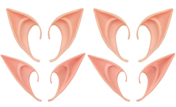 Cooljoy 4 Pairs Cosplay Fairy Pixie Elf Ears Accessories Halloween Party Anime Party Costume (2 Style)