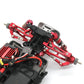 RWLZLB Compatible with Hyper GO RC Car Parts, 1/16 Metal Upgrade Aluminum Accessories, Red Replacement Parts kit for H16BM H16GT