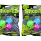Stickeez 6 Pack Glow In The Dark Squishy Sticky Ceiling Balls - Assorted Luminescent Colors - 6Pcs Fun Glowing Stick On Wall Squ