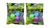 Stickeez 6 Pack Glow In The Dark Squishy Sticky Ceiling Balls - Assorted Luminescent Colors - 6Pcs Fun Glowing Stick On Wall Squ