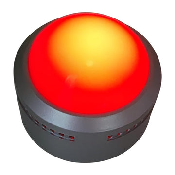 Led With Flashing Light Recorder Button 30 Second,Record Sound Button For Gift Education Includes 2*Aaa Batteries (Red+Silver)
