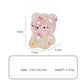 Dhjrefhhd 1Pccs Squeeze Toys Letter Sequins Candy-Bear Stress Relief Toy Hand Fidget Sensory Office Desk Squishy Toy (Light Pink