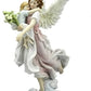 US 10.63 Inch The Guardian Angel Decorative Figurine, Pastel Color
