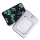 Dyed Green Drusy Druzy Agate Gemstone Healing Crystal 1 Inch Mini Puffy Heart Pocket Stone Iron Gift Box (Pack Of 10)