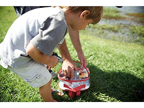 Shakespeare Marvel Spider-Man Play Box, Kids Fishing Tackle Box, Multi-Purpose Tackle Box with Removable Tray, Includes Practice