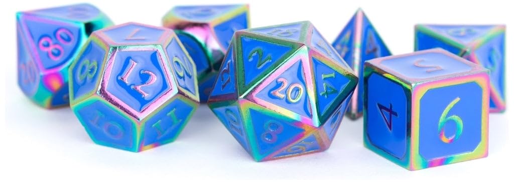 7-Set 16Mm Burainbowrainbow Metal Enamel