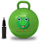 Flybar Hopper Ball For Kids - Bouncy Ball With Handle, Durable Bouncy Balls, Kangaroo Ball, Exercise Ball, Indoor Outdoor Toy, Pump Included, Toddler Toys For Boys And Girls, Ages 5 And Up (Frg M)