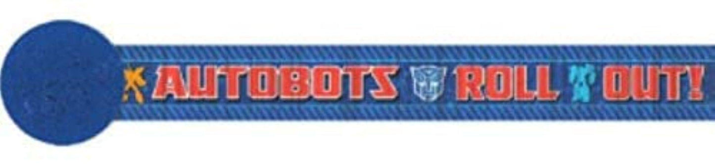 amscan Transformers Crepe Streamer, Party Favor Blue, 30'