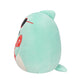 Squishmallows 7.5'' Perry Teal Dolphin Plush Toy With Sunglasses And Surfboard