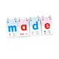 ATORSE Word Spelling Games Baby Phonics Alphabet Flashcards for Kids Gifts Children 42cmx23cm
