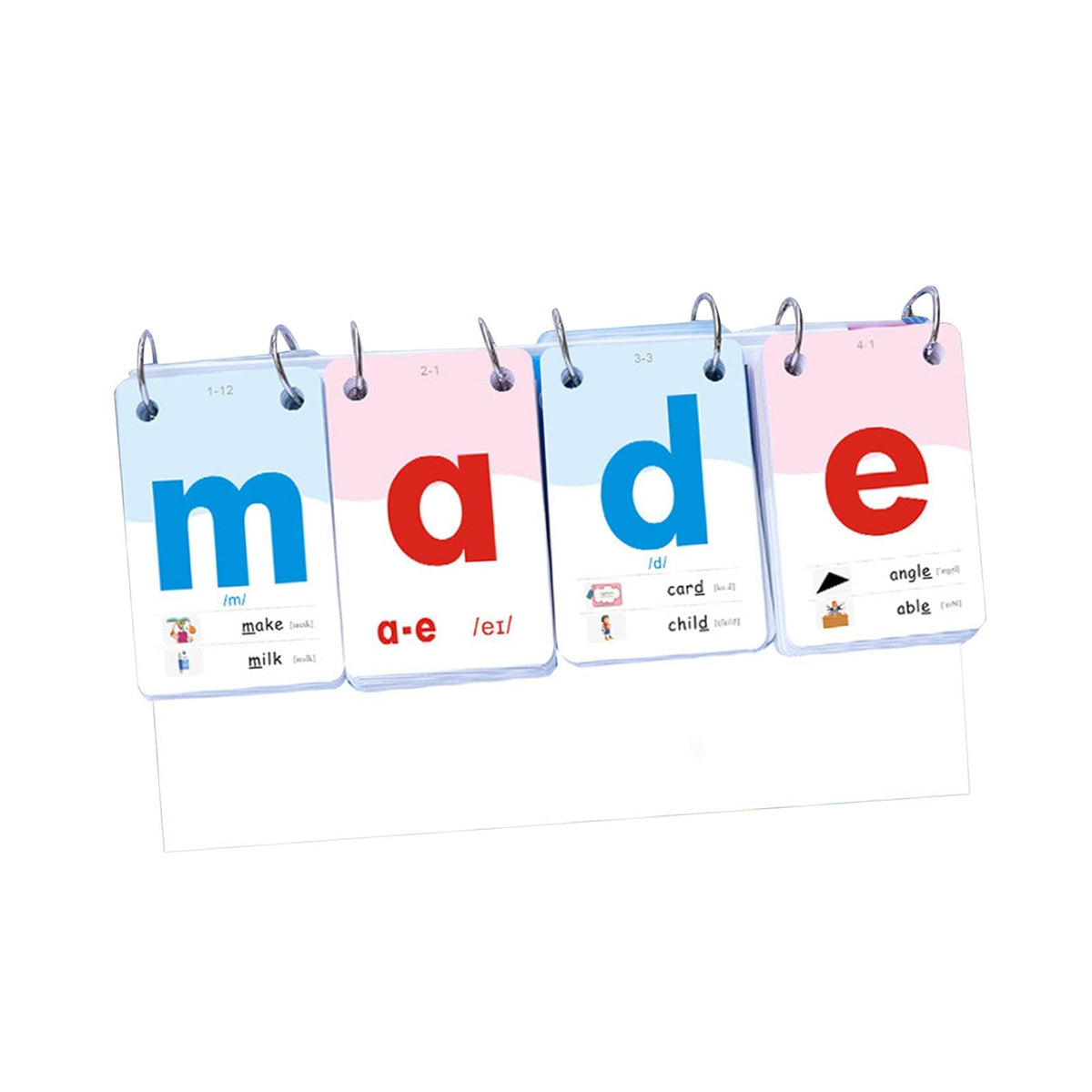 ATORSE Word Spelling Games Baby Phonics Alphabet Flashcards for Kids Gifts Children 42cmx23cm