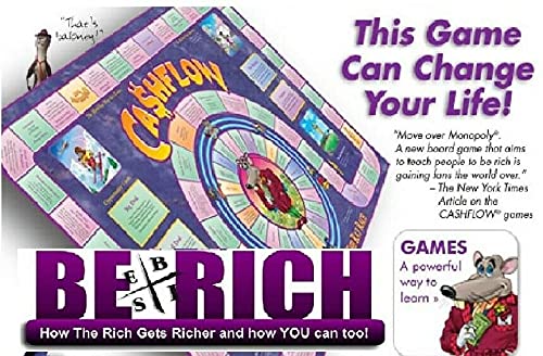 CASHFLOW RIch Dad CashFlow 101 Board Game for 2-6 Players, Multicolor