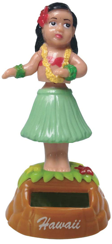 Kc Hawaii Hula Dancing Solar Dashboard Doll 4.25'