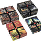 GEEKON Premium Elastic Box Bands - Rubber Organizer for Board Games, Set of 5, Black, Model 5BANDS