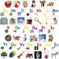Barker Creek Learning Magnets A to Z Letters with Pictures, Set of 60