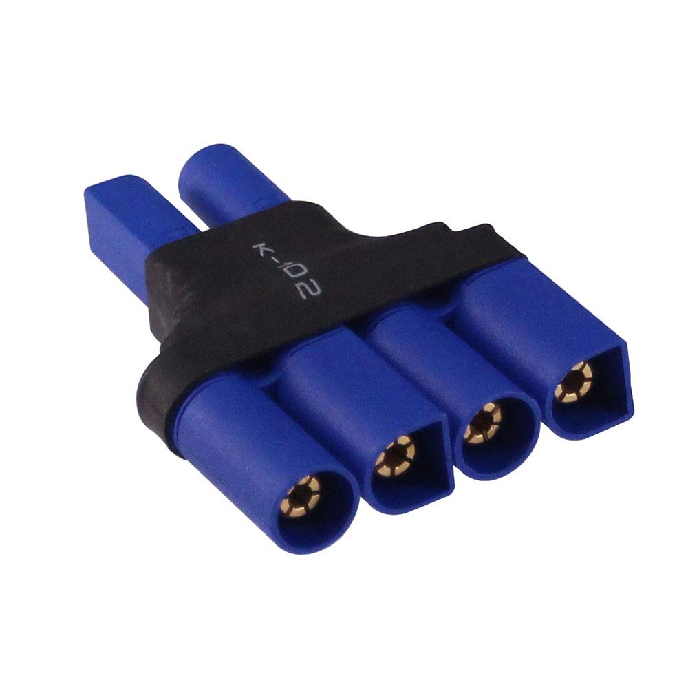BDHI 2pcs EC5 Series Connector/Series Battery Adapter for Losi/E-Flite(B156-2)