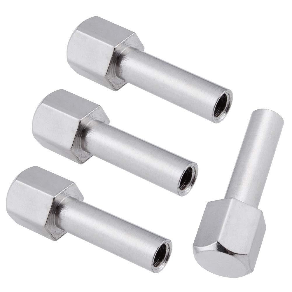 4-Pack Hobbypark Rc Wheel Spacers 12Mm Hex Drive Hubs Combiner Coupler Aluminum 25Mm Offset Extension For 1/10 Rc Crawler Car Pa