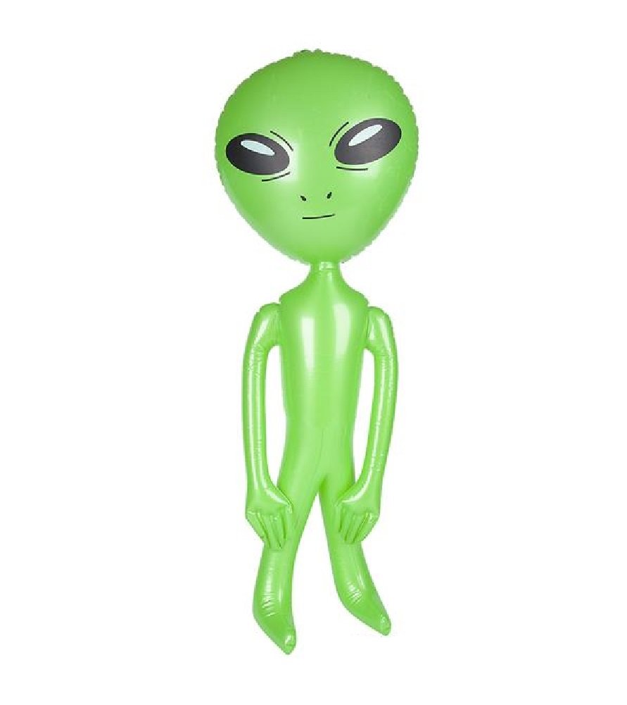 36 Inch Alien Inflates 2 Pack Inflate Bundle Galaxy Big Eye And Green Ufo Aliens