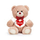 burton+BURTON Personalized Valentine's Day Teddy Bear with Heart Shirt - Plush Stuffed Animal Toy with Custom Name