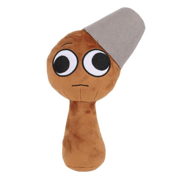 Sprunki Plush, 10'' Cute Brown Brud Plushies Toy for Fans Gift, Soft Stuffed Figuer Doll for Kids Adults, Birthday Christmas Cho