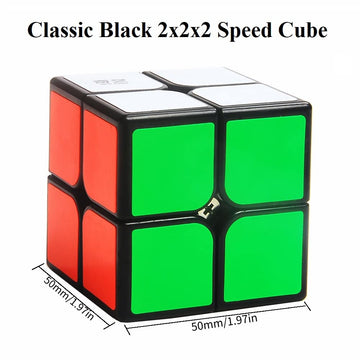 Irrdfo 2X2 Speed Cube, 2X2 Cube Puzzle Black