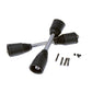 FLMLF 9MM Drive Shaft (2pcs/Set) for 1/5 RC Hpi Rovan KM Baja 5B 5T 5SC RC CAR Parts
