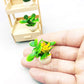 Dollhouse Decoration Plant Pots Miniature Green Potted Miniature Bonsai Model Dollhouse Accessories Decor,1 12 Scale Doll House Miniature Plant Model (4 Different Flower Bots)