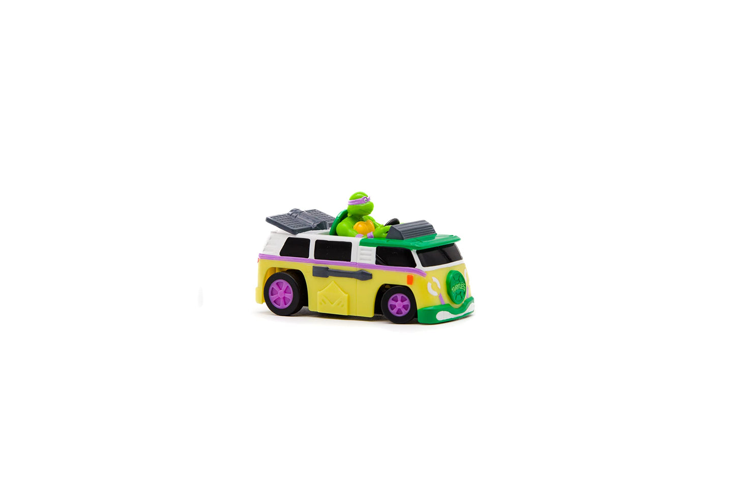 Teenage Mutant Ninja Turtles 3" Micro Shell Racer RC Vehicle, Donatello, 2.4 GHz, Clear Plastic, Ages 5+, Model 71032
