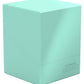 Ultimate Guard Boulder Solid 100+, Deck Case For 100 Double-Sleeved Tcg Cards, Mint Green, Secure & Durable Storage For Trading