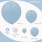 Pastel Blue Balloons In Different Sizes 5 10 12 18Inch-134Pcs Pastel Blue Balloon Balloons For Garland Arch