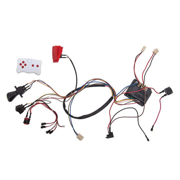 12 Volt Children Electric Car DIY Modified Wires and Switch Kit,with 2.4G Bluetooth Remote Control and Receiver,for Children Ele