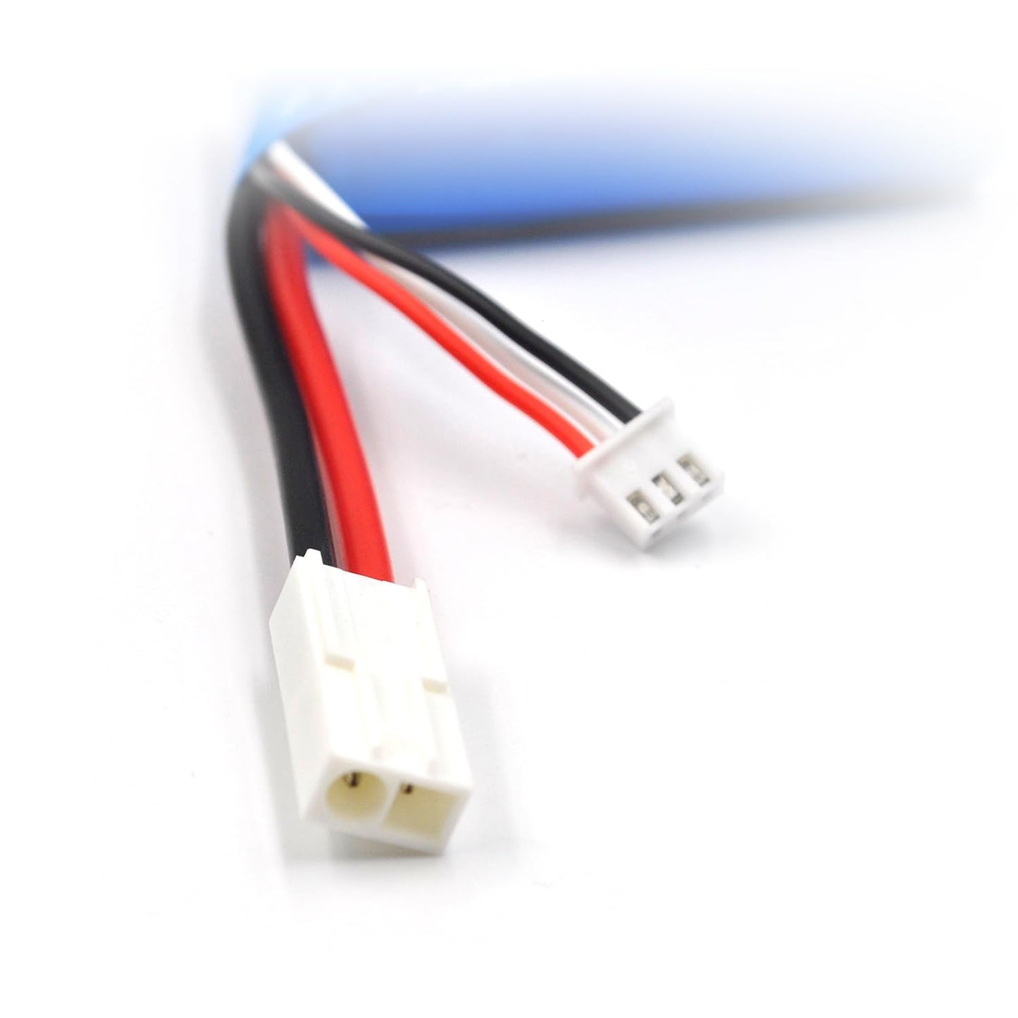 (4-Pack) 7.4V 1500mAh Li-ion Battery with Mini Tamiya Connector Replacement for Danchee 12225TA Redcat Racing RIDGEROCK RC Vehic