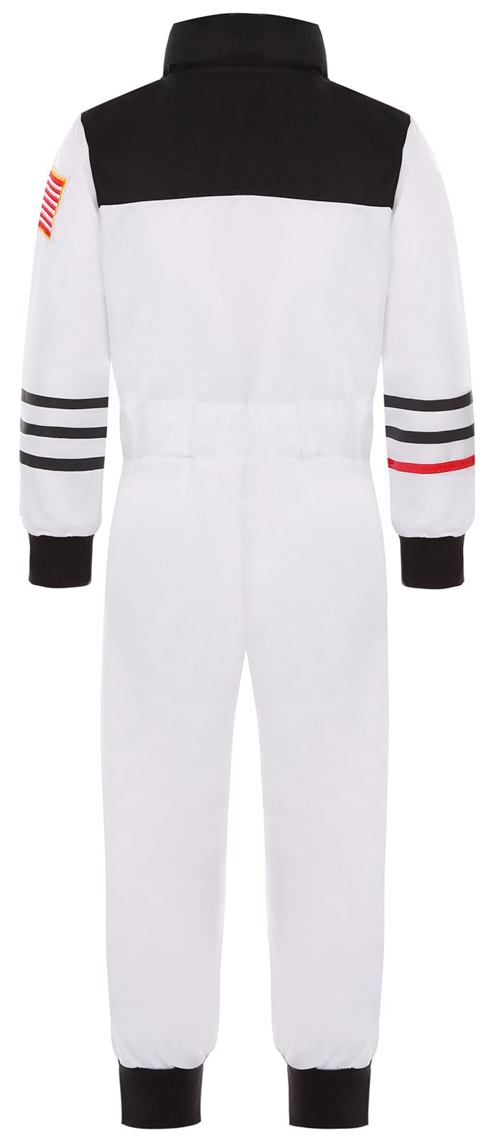 Gomukot Direct Kids Astronaut Costume Nasa Space Jumpsuit For Halloween Boys Girls Pretend Role Play Dress Up (10-12 Years)