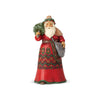 Enesco Jim Shore Heartwood Creek Santa'S Around The World Sweden Stone Resin, 7' Figurine