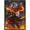 Fantasy North - Cinderbones - The Risen Flame - 100 Smooth Matte Tcg Trading Card Sleeves - Fits Magic Mtg Commander Pokemon And Other Card Games - Playing Card Sleeves