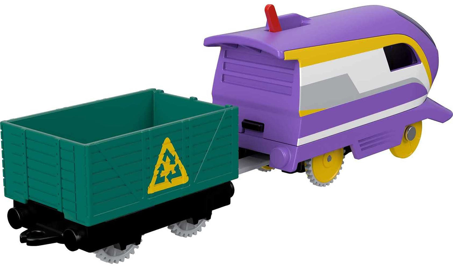 Thomas & Friends Motorized Toy Train Kana Battery-Powered Engine With Cargo For Pretend Play Preschool Kids Ages 3+ Years