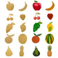 Bonjoy Fruits Wooden Shape Cutouts For Kids  Set Of 10 (2.5, 3 And 4) Mdf Cutouts For Children For Coloring, Learning, Ima